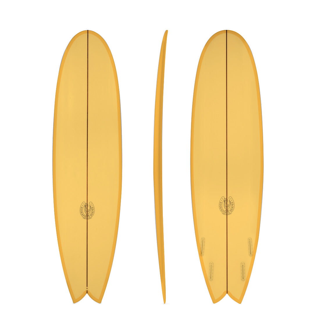 8'2" Kookapinto Fishy Noserider Mango Resin Tint (Poly)