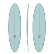 7'8" Kookapinto Thin Twin Aqua Resin Tint (Poly)