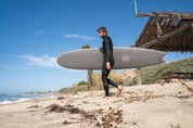 9'2" Kookapinto Fishy Noserider Hybrid Epoxy Soft Top (Gray) - Kookapinto