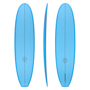 7' Single Fin Noserider Blue Rail (Epoxy) - Kookapinto