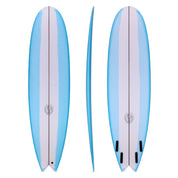7'2" Kookapinto Fishy Noserider Blue Resin Pull (Poly)