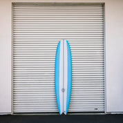 7'2" Kookapinto Fishy Noserider Blue Resin Pull (Poly)