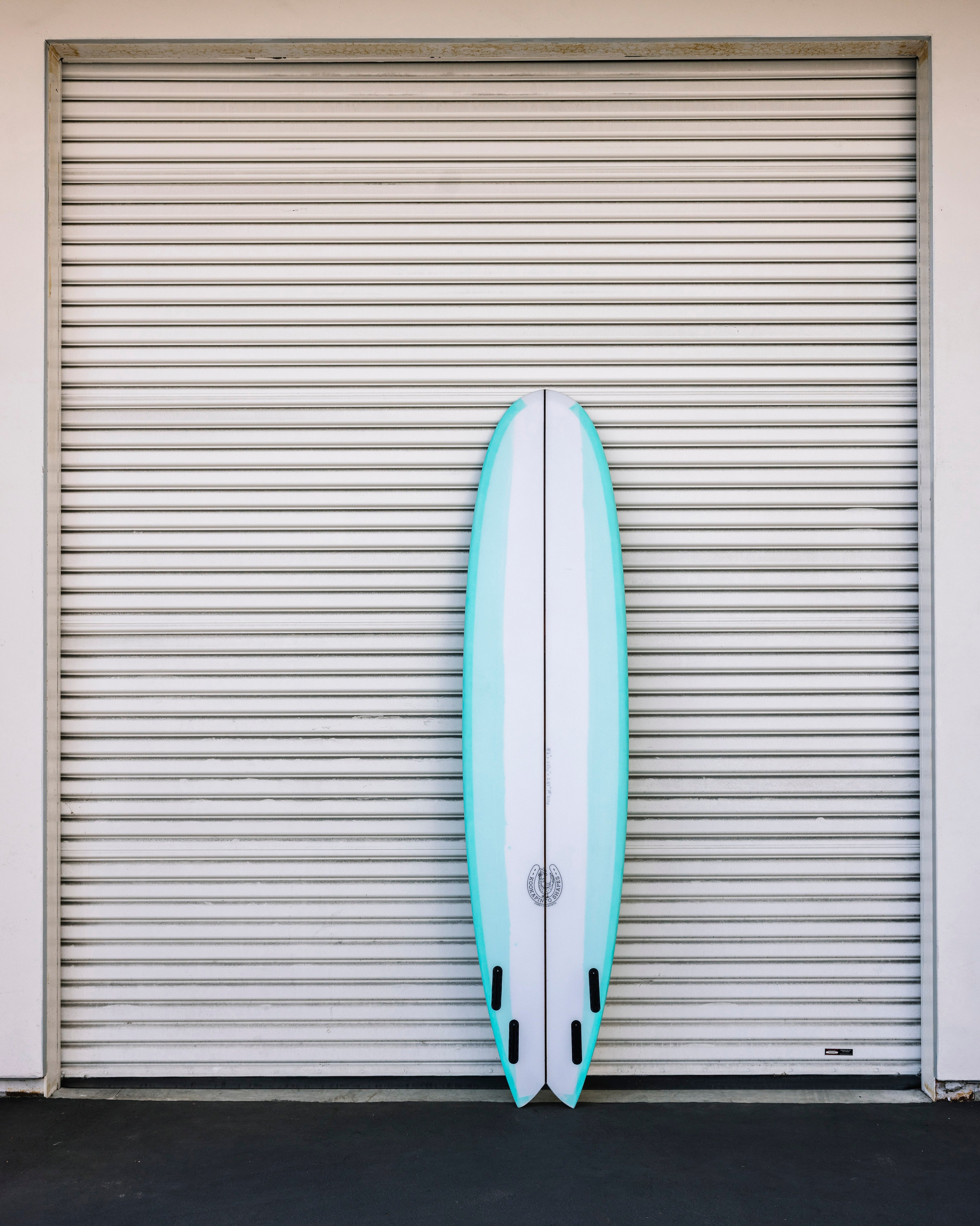 8'2" Kookapinto Fishy Noserider Aqua Resin Pull (Poly)