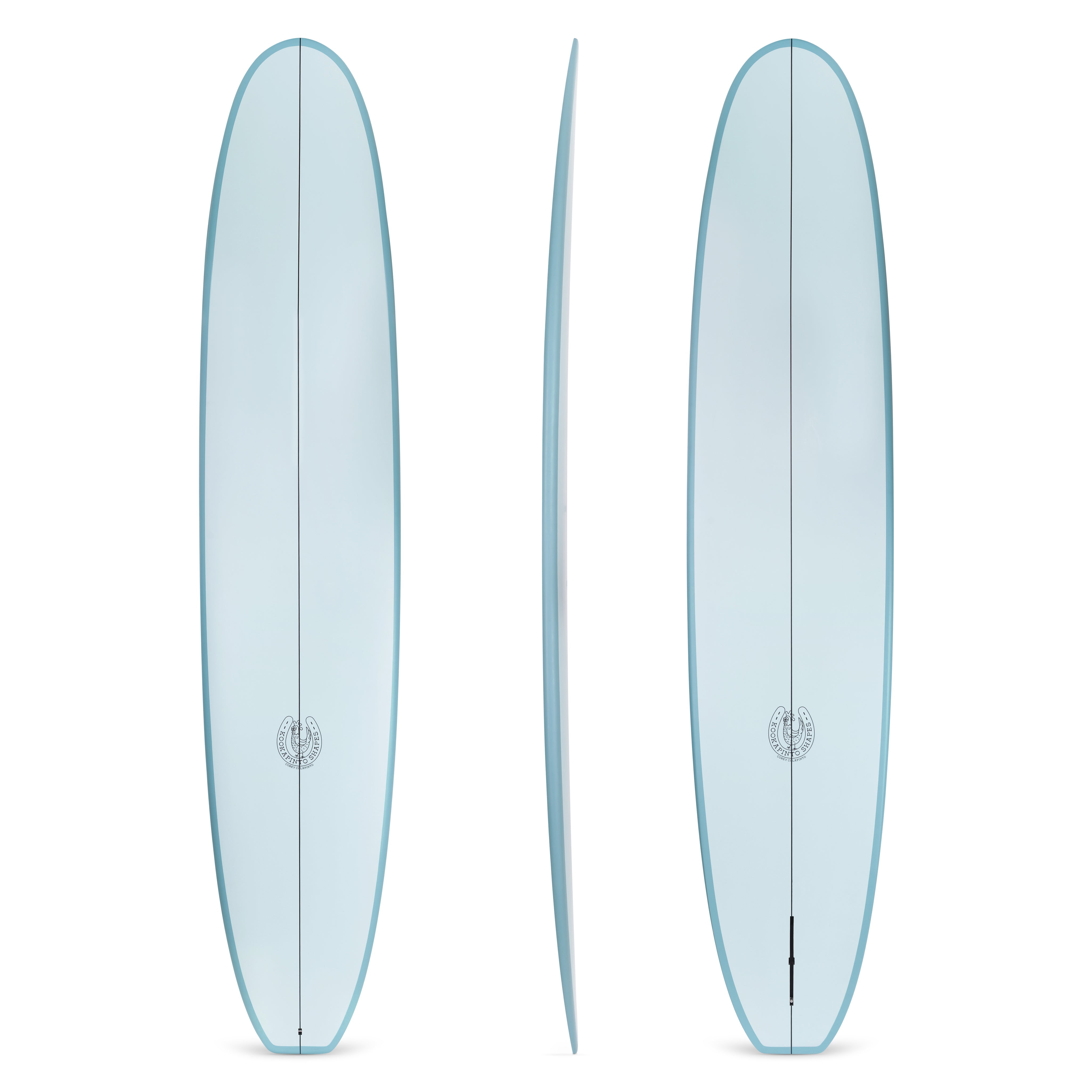 9'4" Single Fin Noserider Aqua Rail (Epoxy)