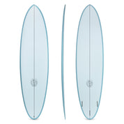 7'8" Kookapinto Thin Twin Aqua Rail (Epoxy)